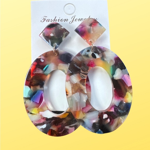 Marble Drop Earrings - Picture 1 of 1